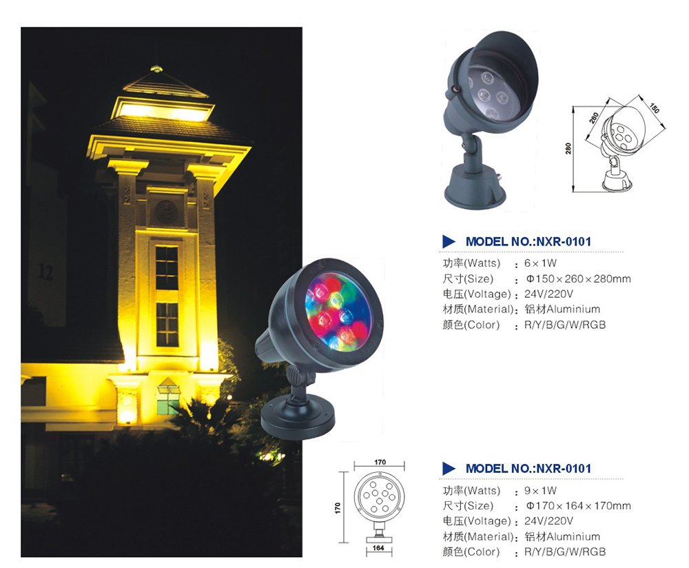 LED泛光灯系列NO：NXR-02343-02376