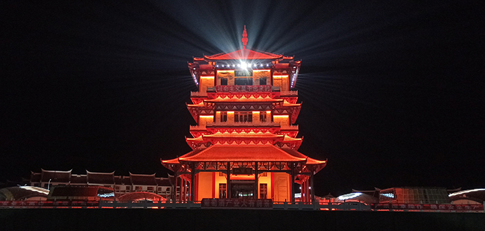 闽宁阁景观亮化案例